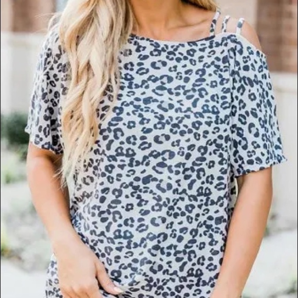 Leopard print blouse